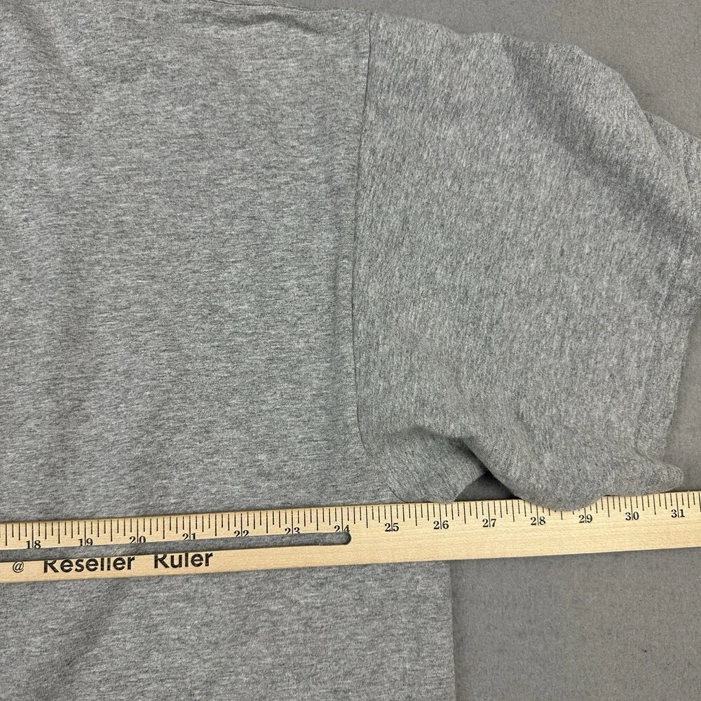 Vintage Nike Shirt Men 2XL Gray Heather Basketball Shot Graphic Short Sleeve 90s